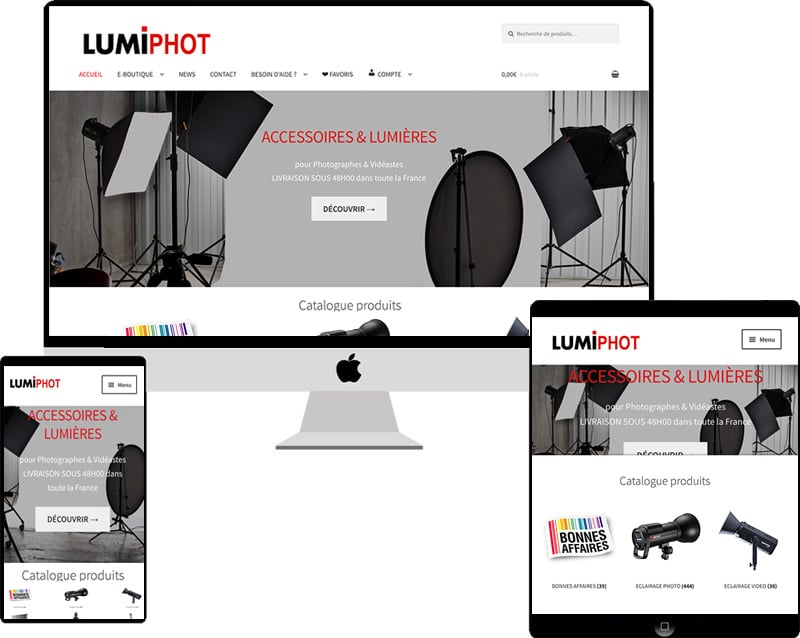 LUMIPHOT MATERIEL POUR PHOTOGRAPHES