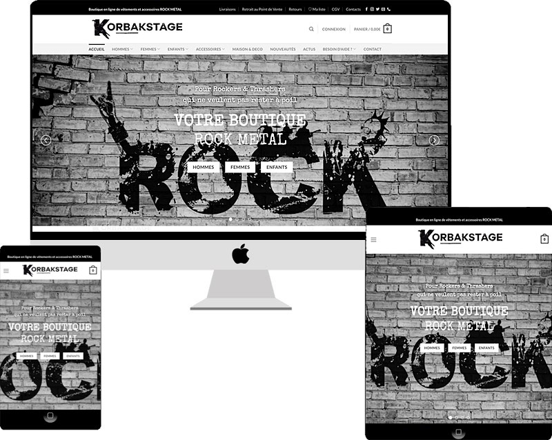 KORBAKSTAGE BOUTIQUE ROCK METAL