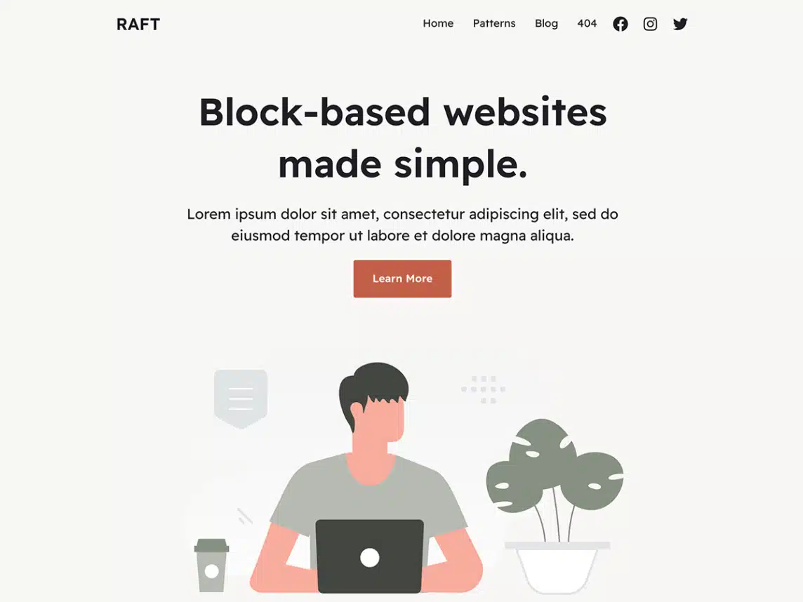 Raft wordpress